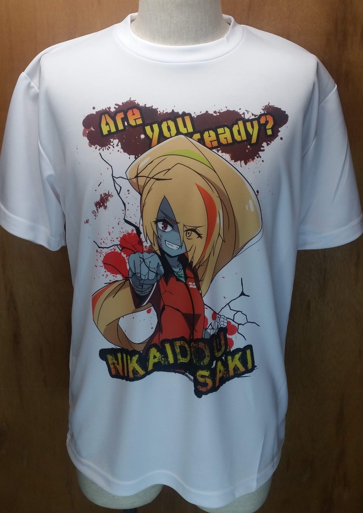 ゾンビランドサガ同人Tシャツ サキ ゾンビモード