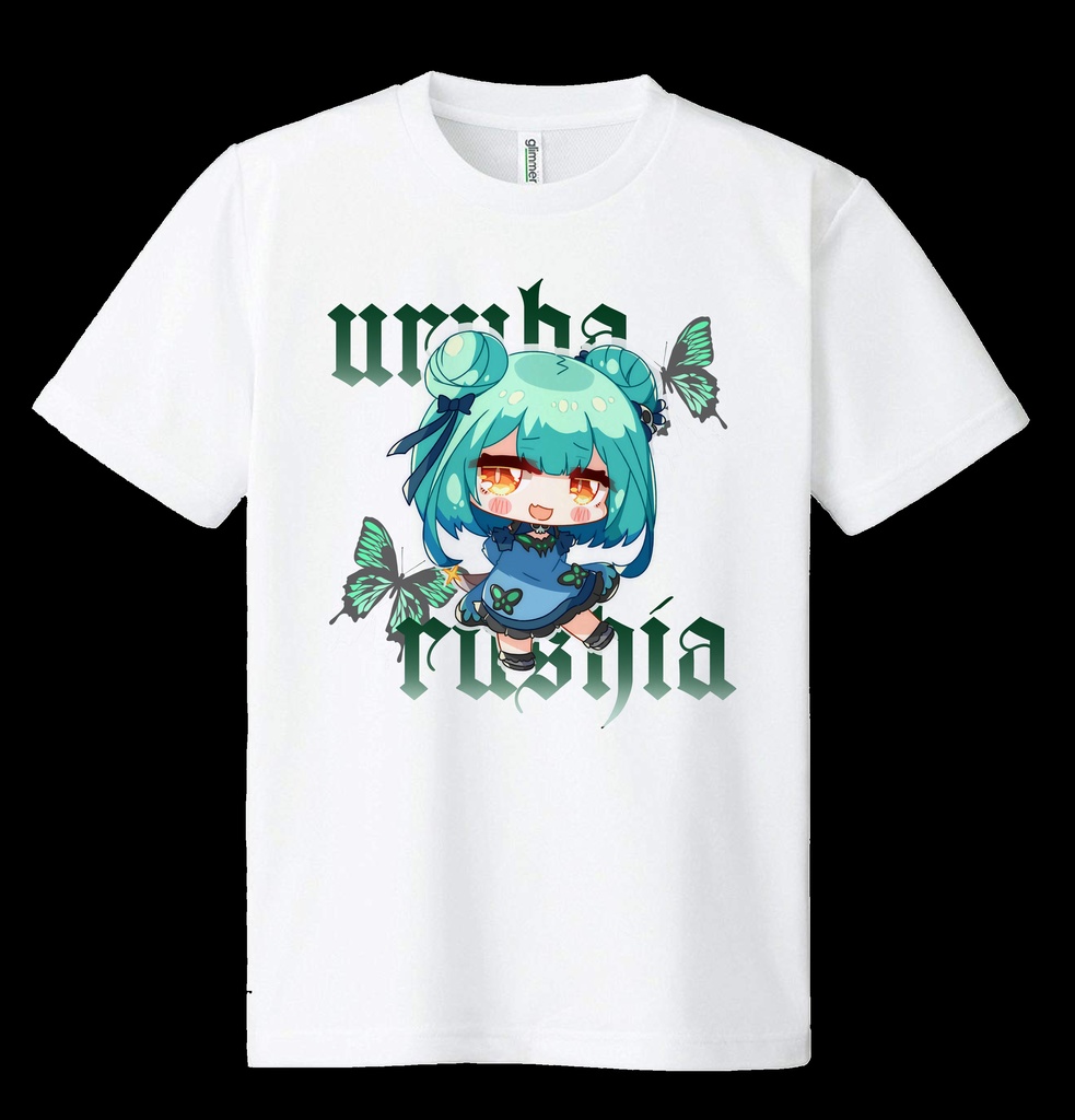 【非公式】ドライメッシュTシャツ 潤羽るしあ【ホロライブ】