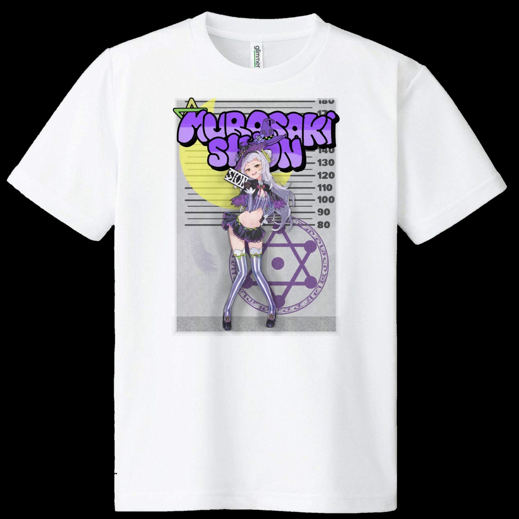 【非公式】マグショット紫咲シオンTシャツ【ホロライブ】