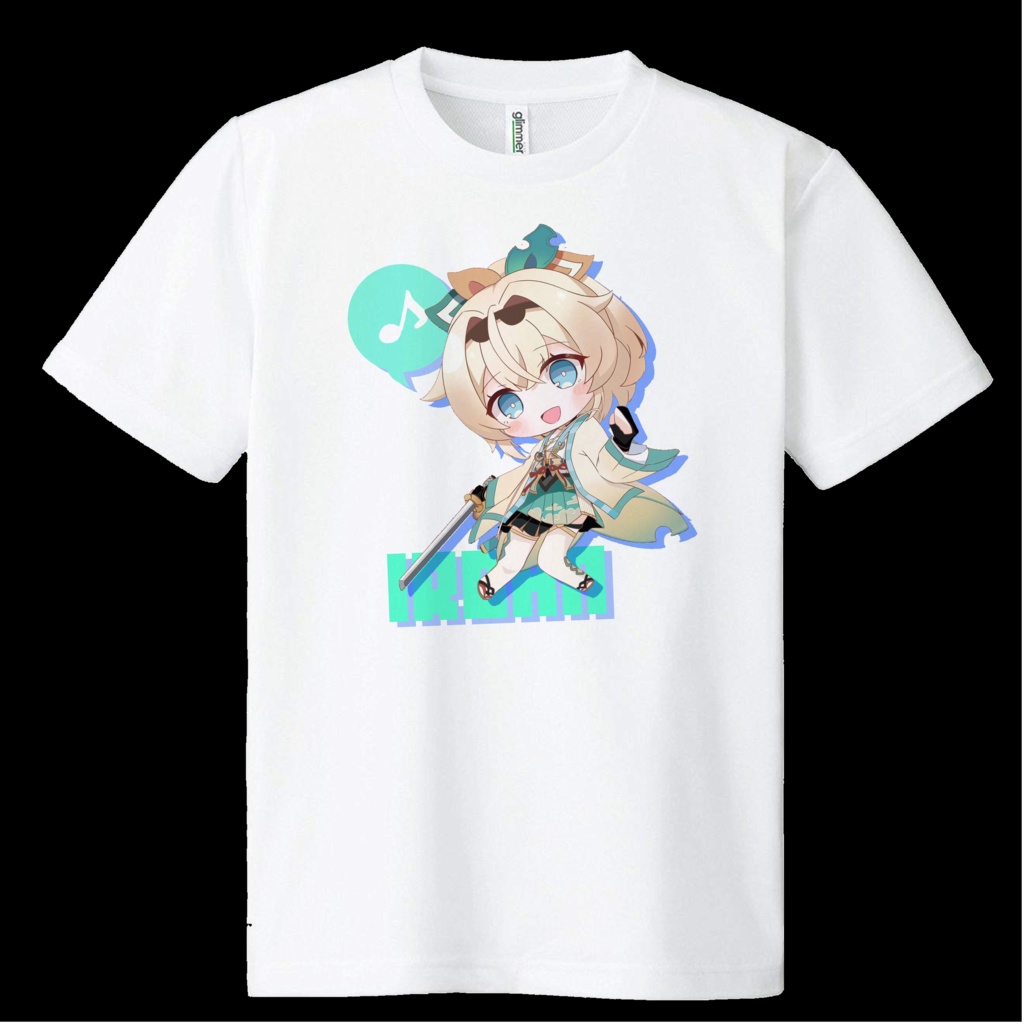 【非公式】SD風真いろはドライメッシュTシャツ【ホロライブ】