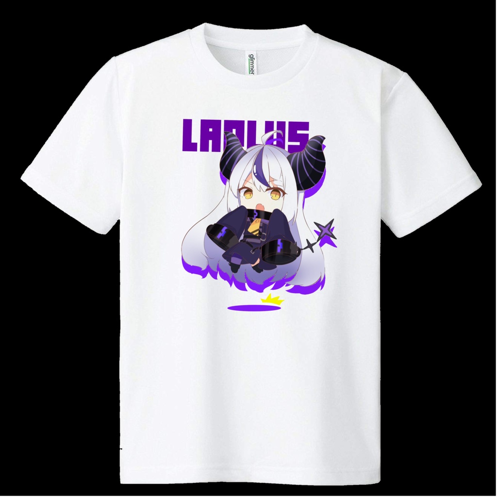 【非公式】SDラプラス・ダークネスドライメッシュTシャツ【ホロライブ】