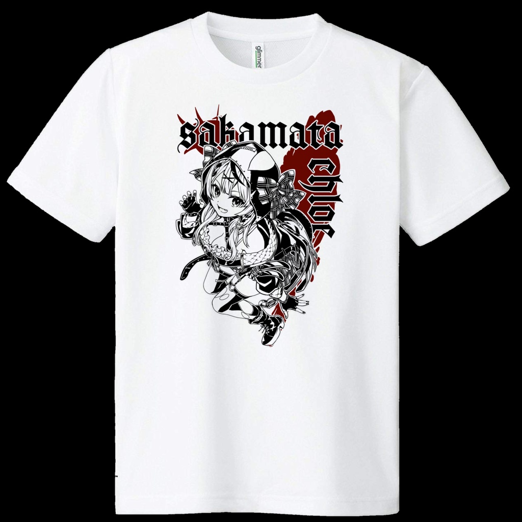 【非公式】沙花叉クロヱドライメッシュTシャツG【ホロライブ】