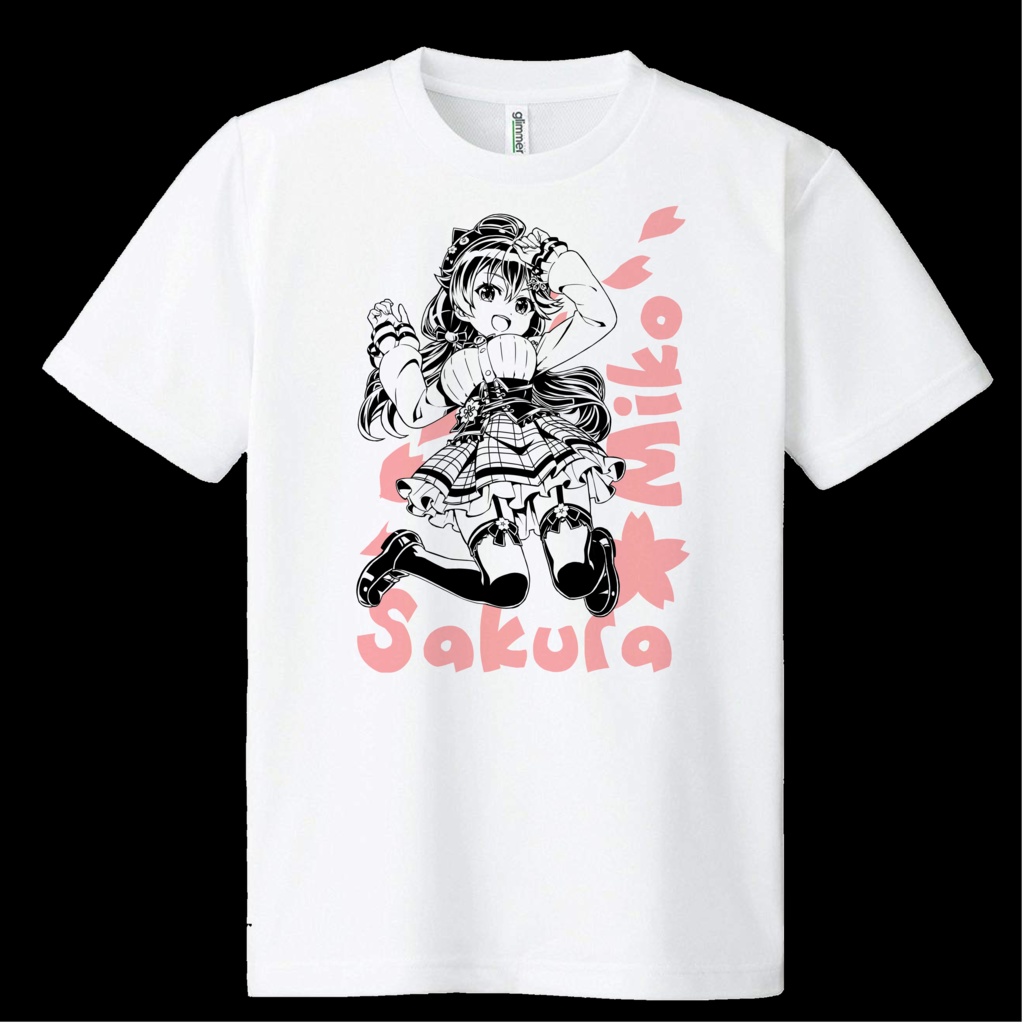 【非公式】さくらみこドライメッシュTシャツG【ホロライブ】