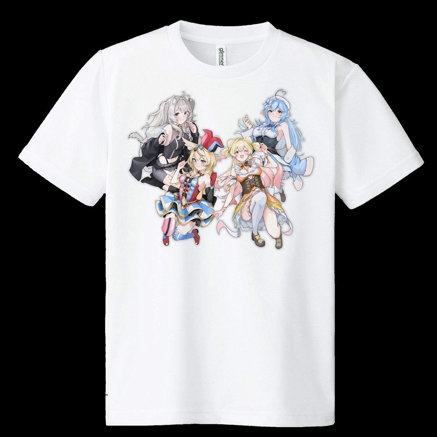 【非公式】ねぽらぼ4人組TシャツタイプA【ホロライブ】