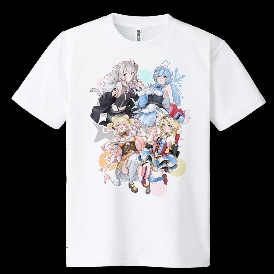 【非公式】ねぽらぼ4人組TシャツタイプB【ホロライブ】