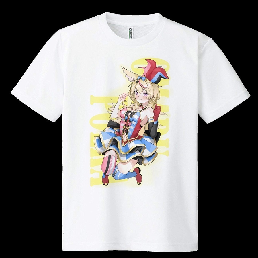 【非公式】尾丸ポルカドライメッシュTシャツ104【ホロライブ】