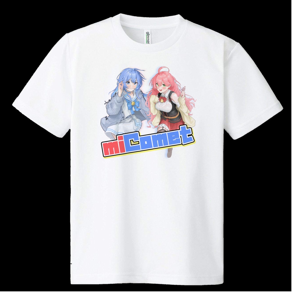 【非公式】miComet（みこめっと）ドライメッシュTシャツ【ホロライブ】
