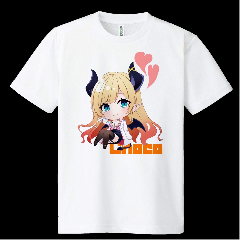 【非公式】SD癒月ちょこドライメッシュTシャツ【ホロライブ】