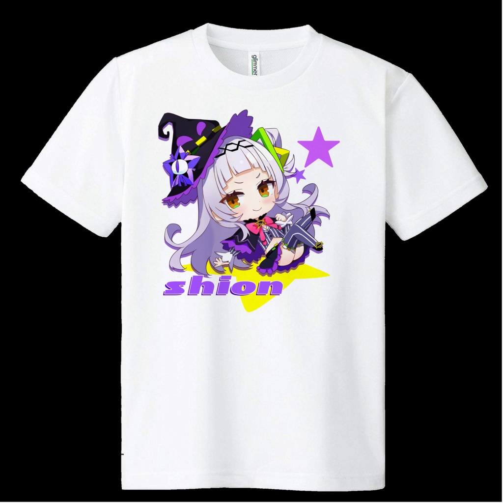 【非公式】SD紫咲シオンドライメッシュTシャツ【ホロライブ】
