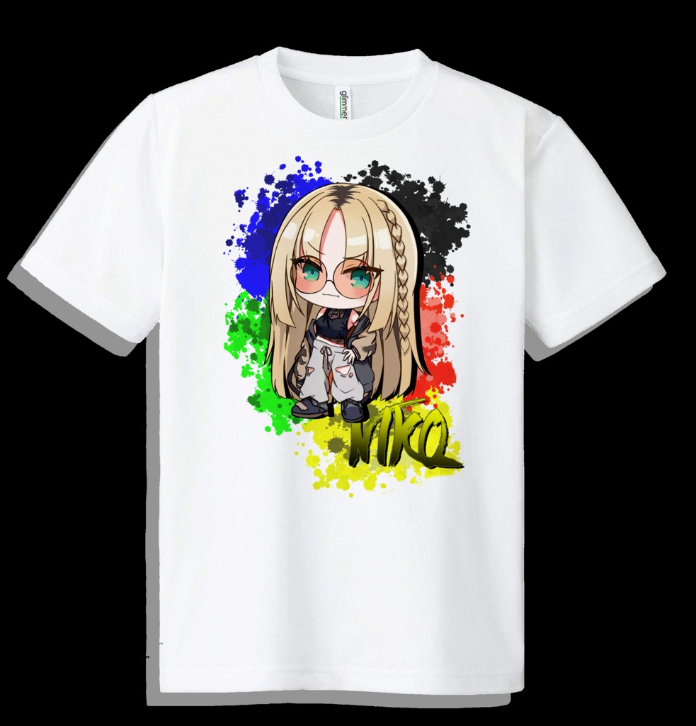【非公式】SD虎金妃笑虎ドライメッシュTシャツ【ホロライブ】
