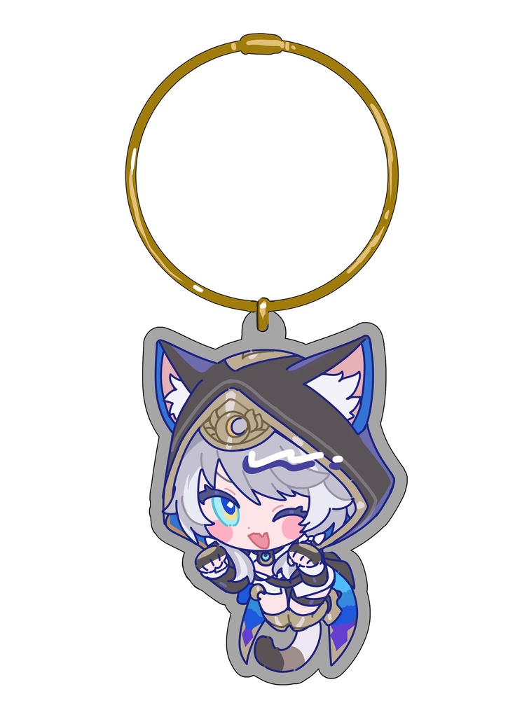 サフェル　カラーアクリルキーホルダー　