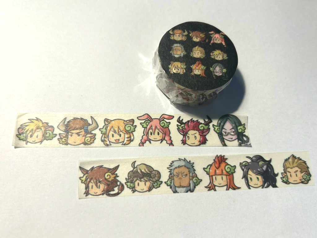 【マステ】遊戯王OCGマスキングテープ各種【十二獣/スケゴ/BF】