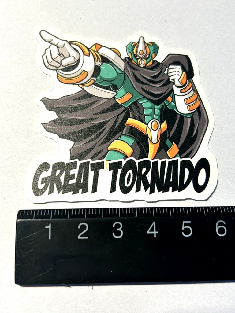 【シール】6属性HEROダイカットステッカー