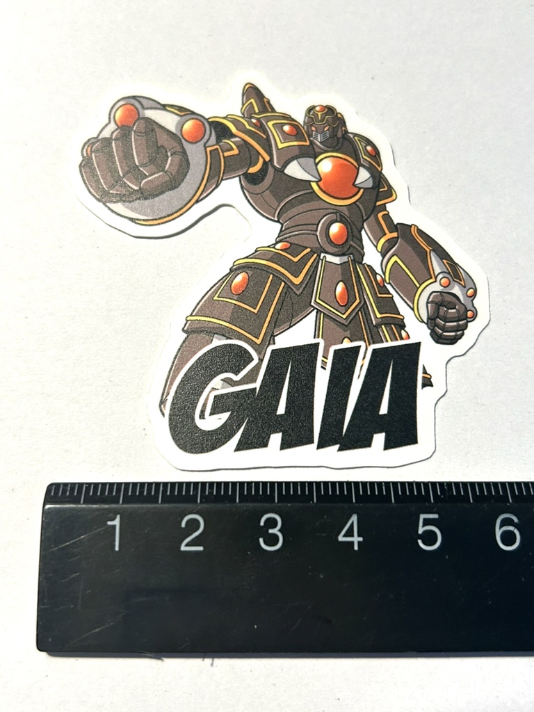 【シール】6属性HEROダイカットステッカー