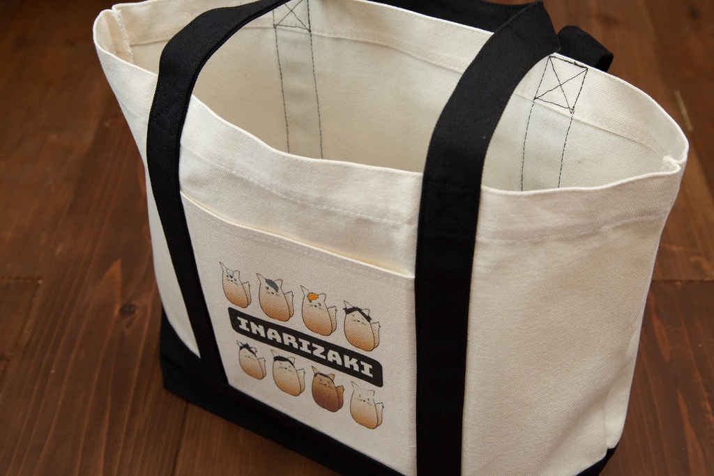【HQ!!/稲荷崎】もちぎつね🦊キャンパストートバッグ