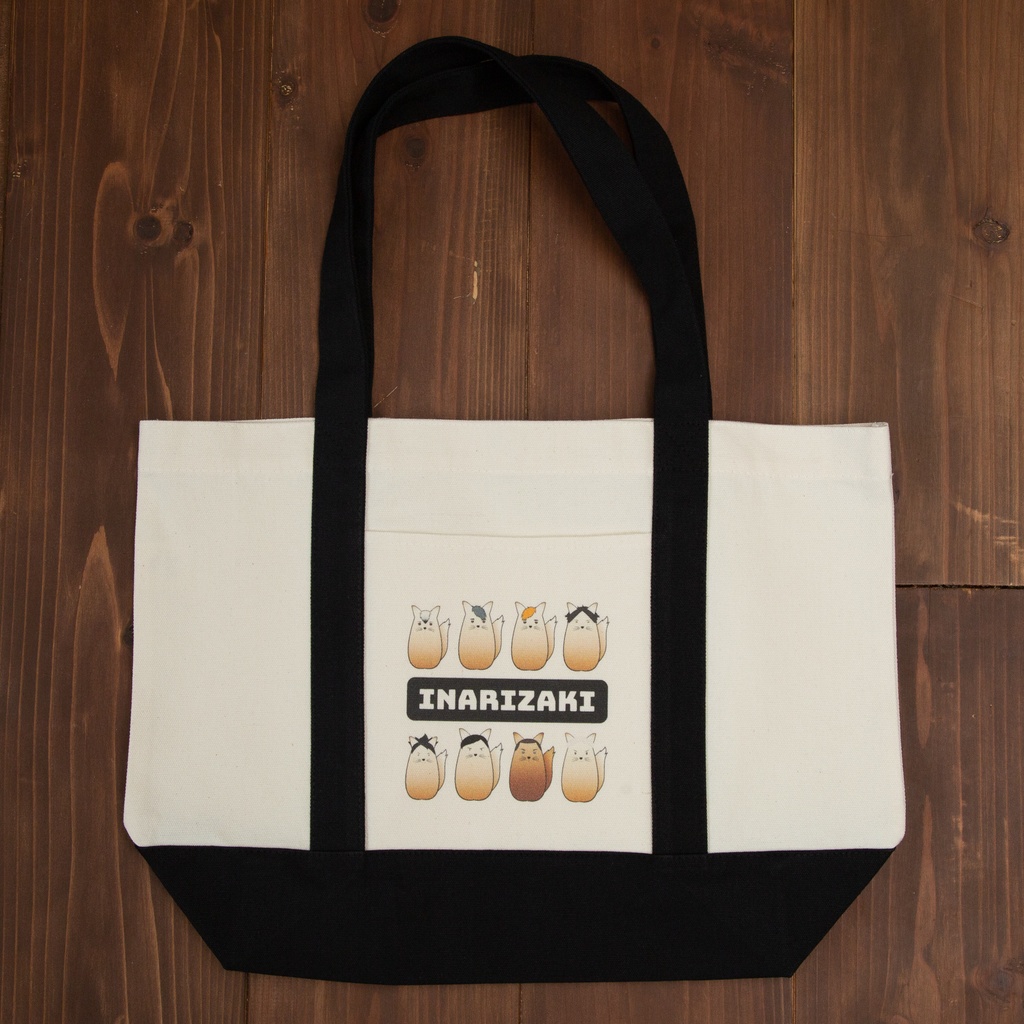 【HQ!!/稲荷崎】もちぎつね🦊キャンパストートバッグ