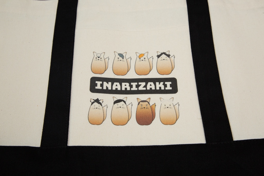 【HQ!!/稲荷崎】もちぎつね🦊キャンパストートバッグ