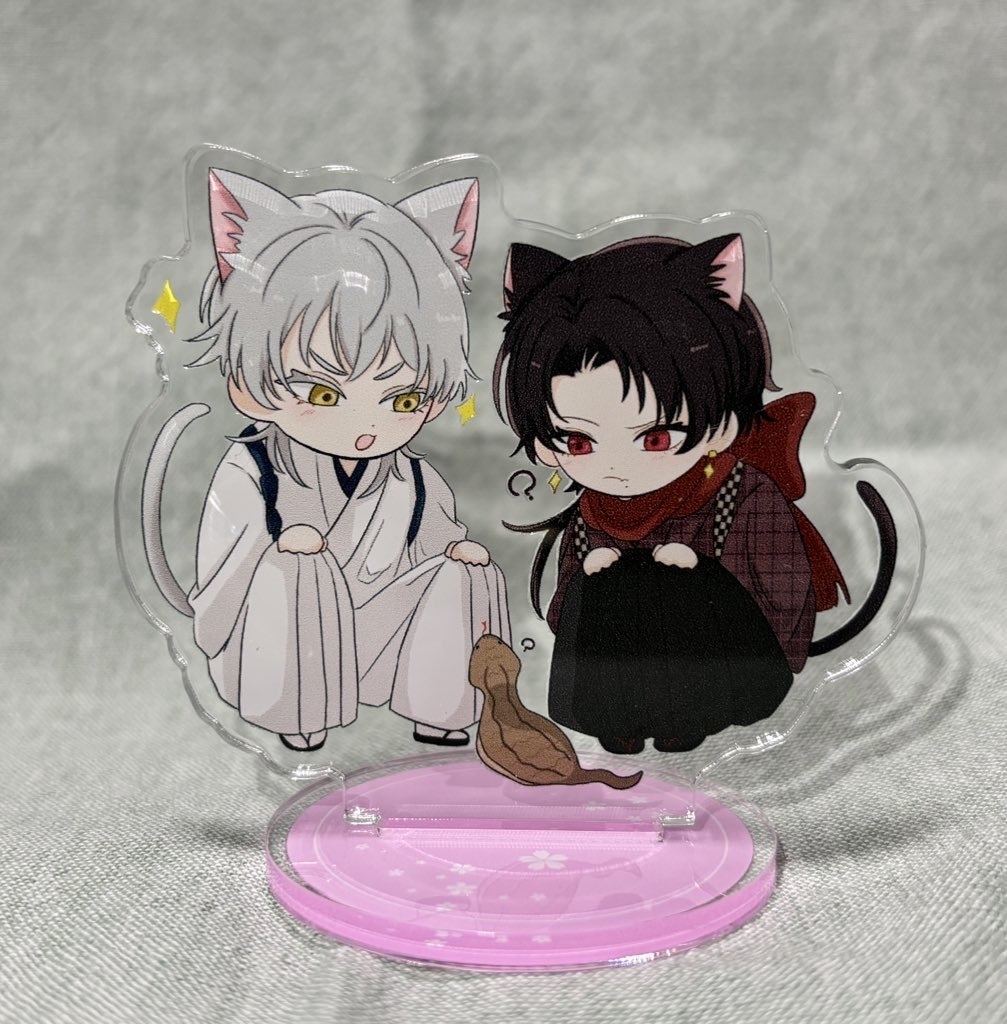 鶴清ネコチャン'sとツチノコ【アクリルフィギュア】