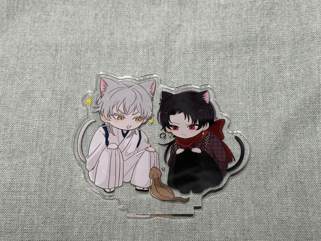 鶴清ネコチャン'sとツチノコ【アクリルフィギュア】