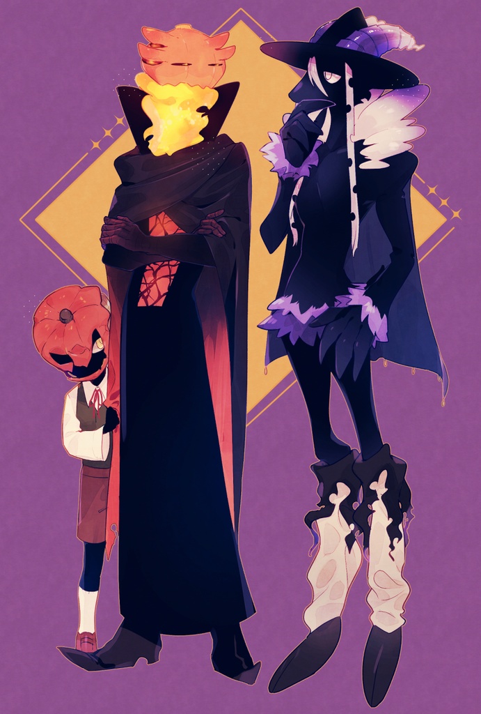 創作人外 角丸ポストカード