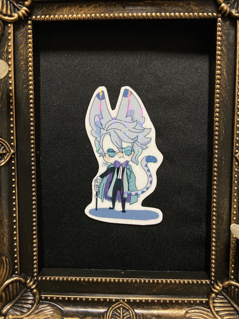 ねこアズール　ホログラムステッカー