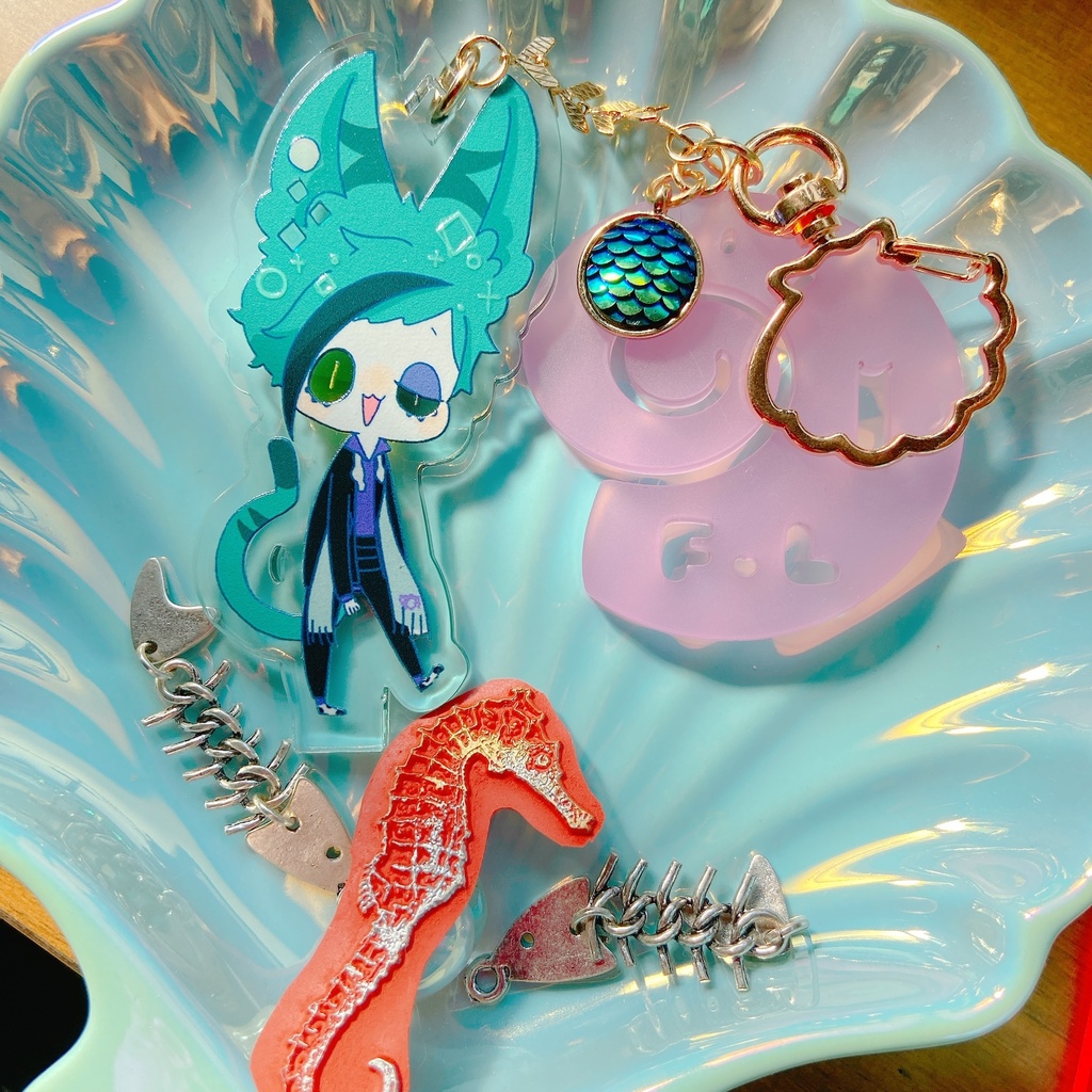 ねこオクタ アクリルチャーム付きアクスタ