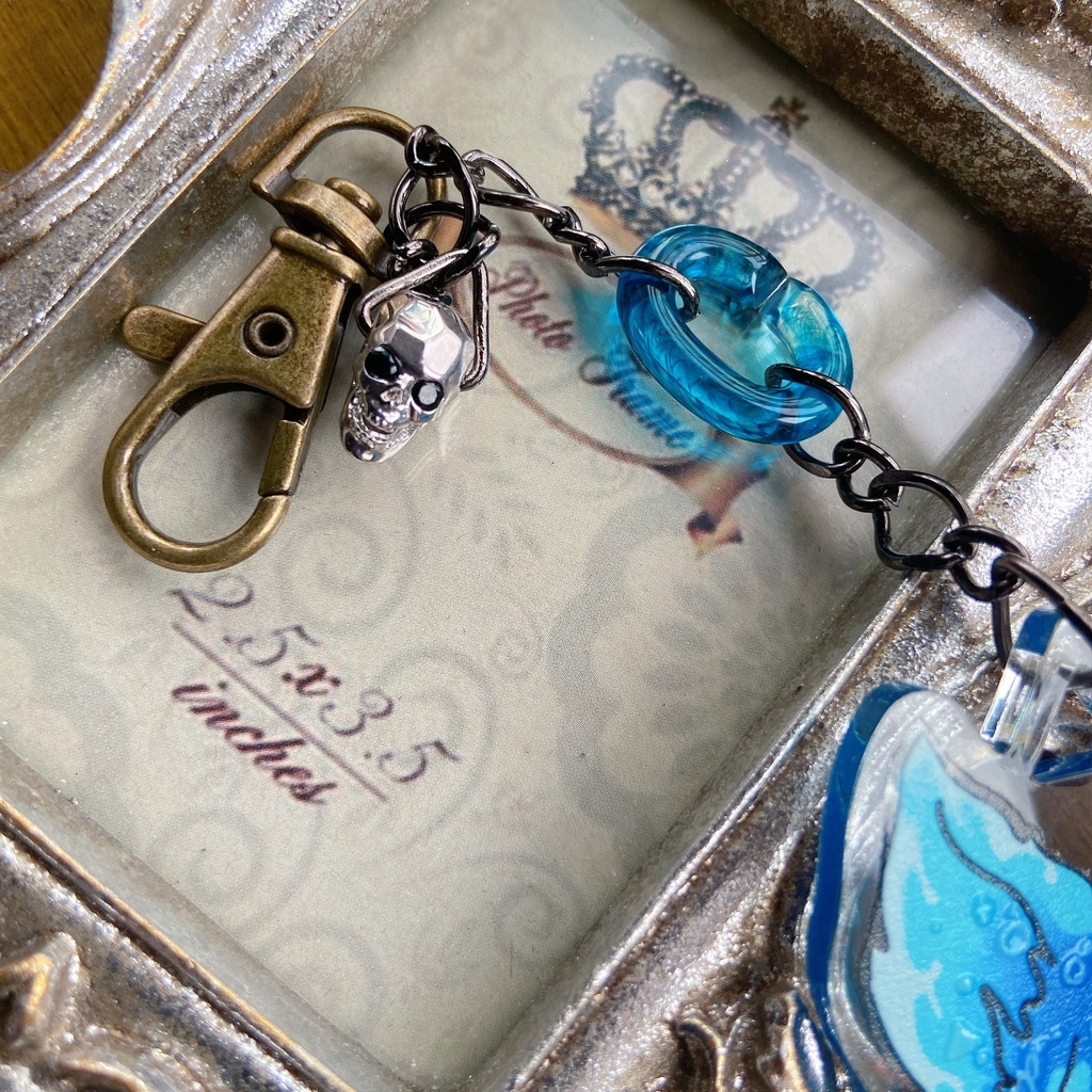 猫イデア アクキーチャーム付きアクスタ