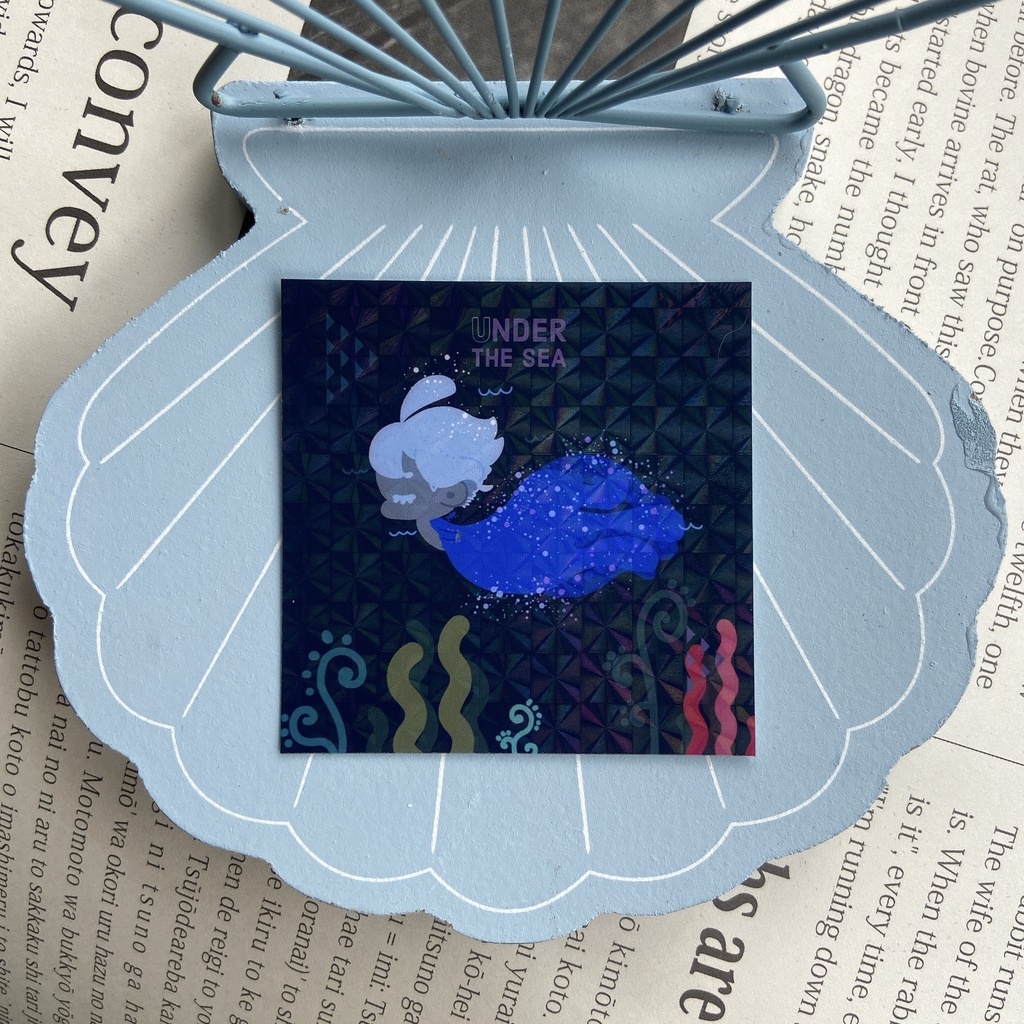 深海のアズール　ホログラムステッカー