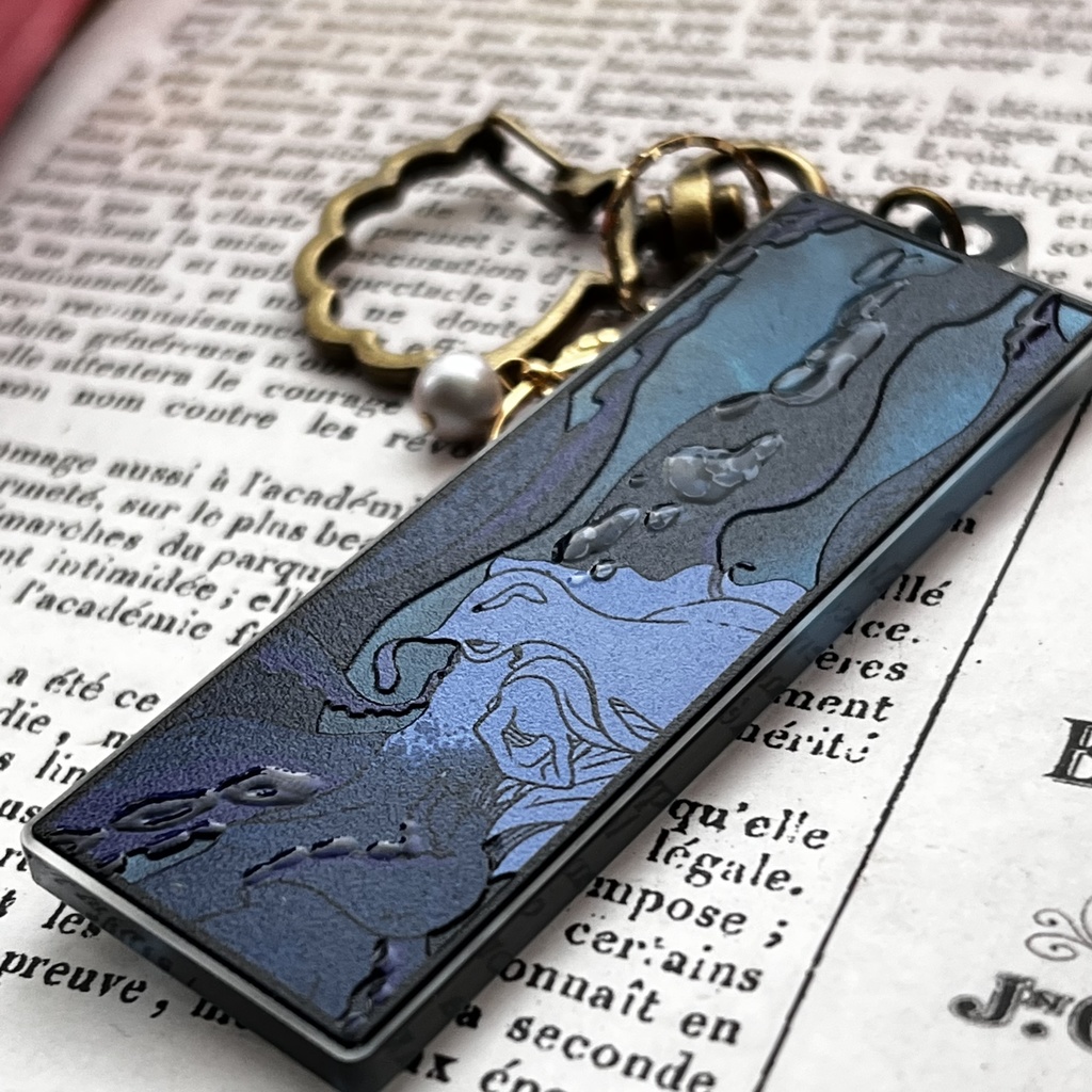 レクタングルアクキー@アズール