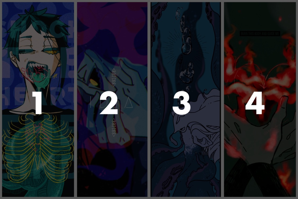 長方形オーロラステッカー