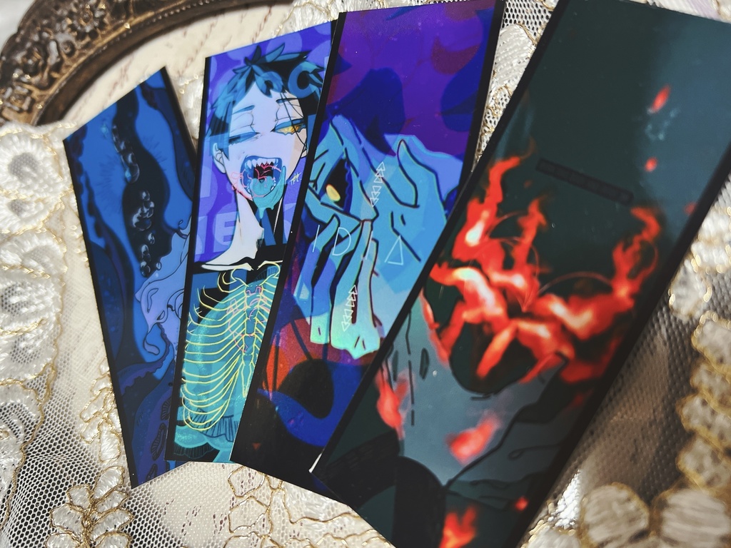 長方形オーロラステッカー