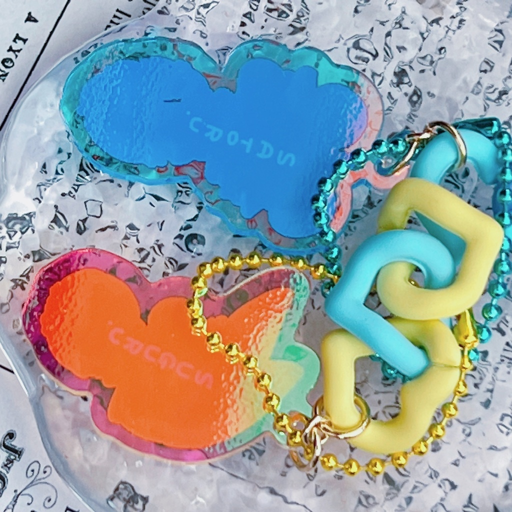 【呪】しっぽちゃんオーロラアクキー@最強