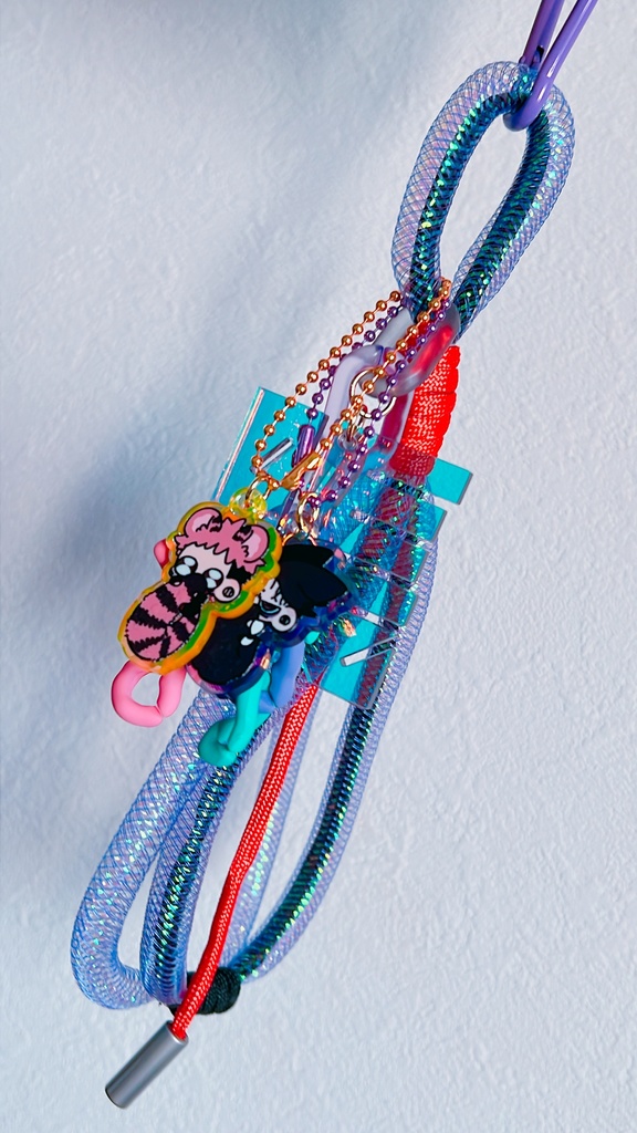 【呪】でっっっか文字アクキー付きストラップ_五/夏/脹/ゆ