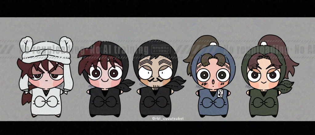 みに忍たまステッカー