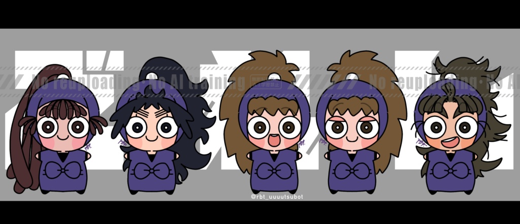 みに忍たまステッカー