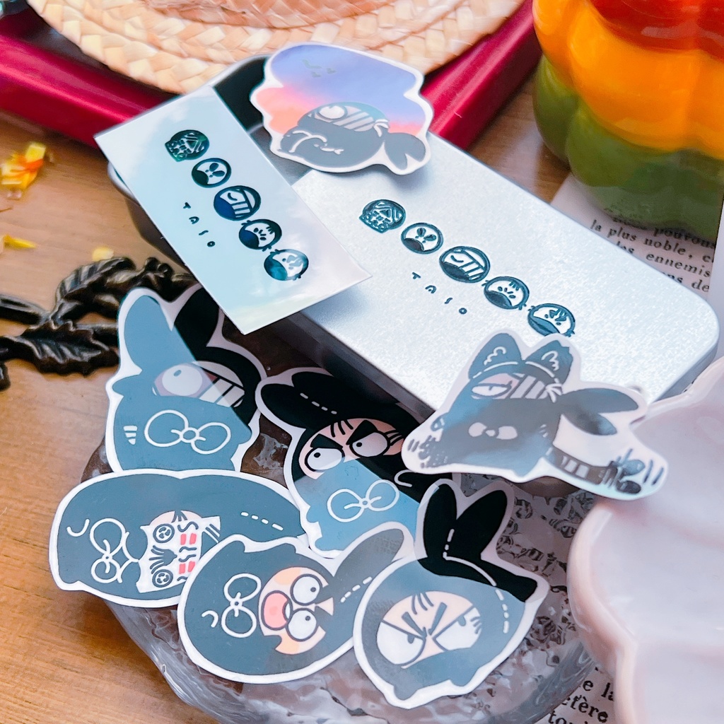 タソ_メンタム缶ステッカーセット