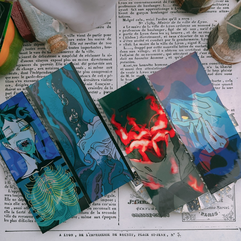 長方形オーロラステッカー