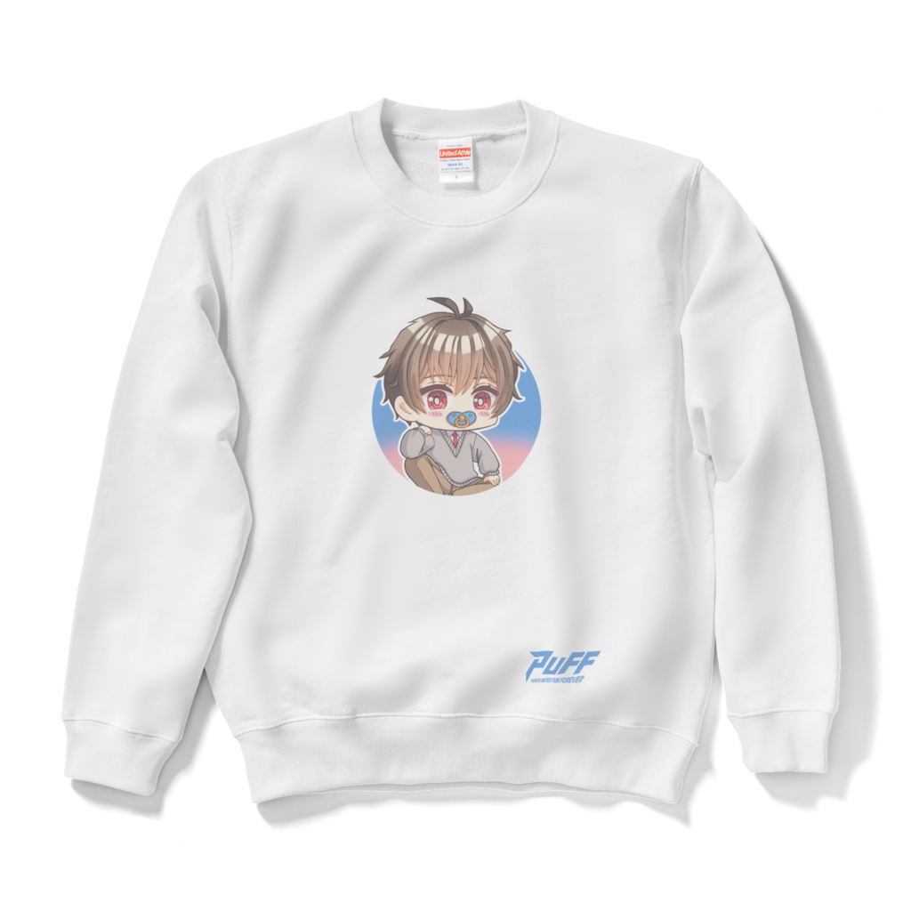 スウェット-ホワイト(すーぱーぽしゅ汰)