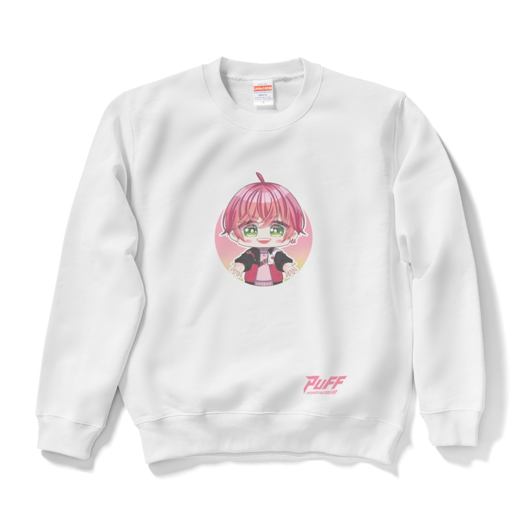 スウェット-ホワイト(ぴぴいち)