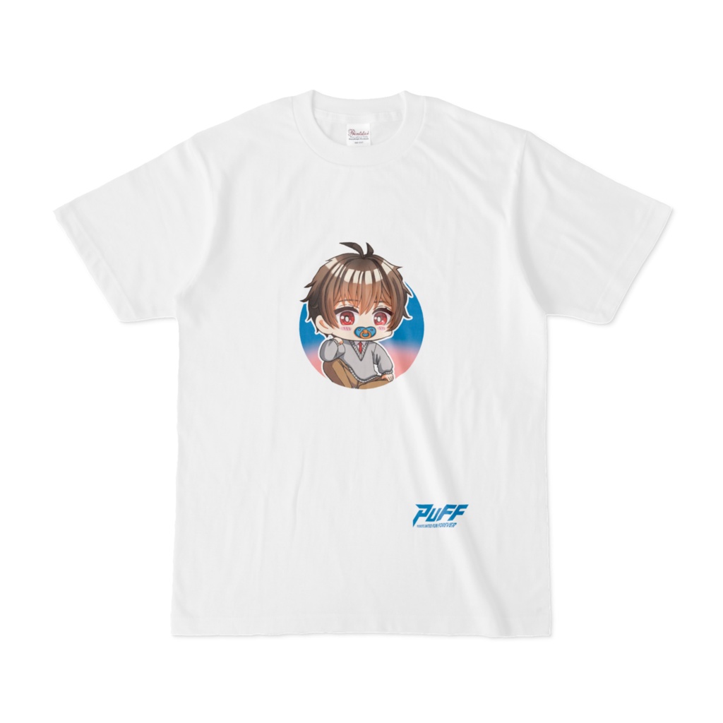 Tシャツ-ホワイト(すーぱーぽしゅ汰)