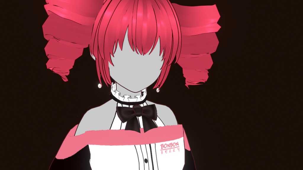 FULL SET【VRoid製アバター】Kasane Teto Symphony Outfit