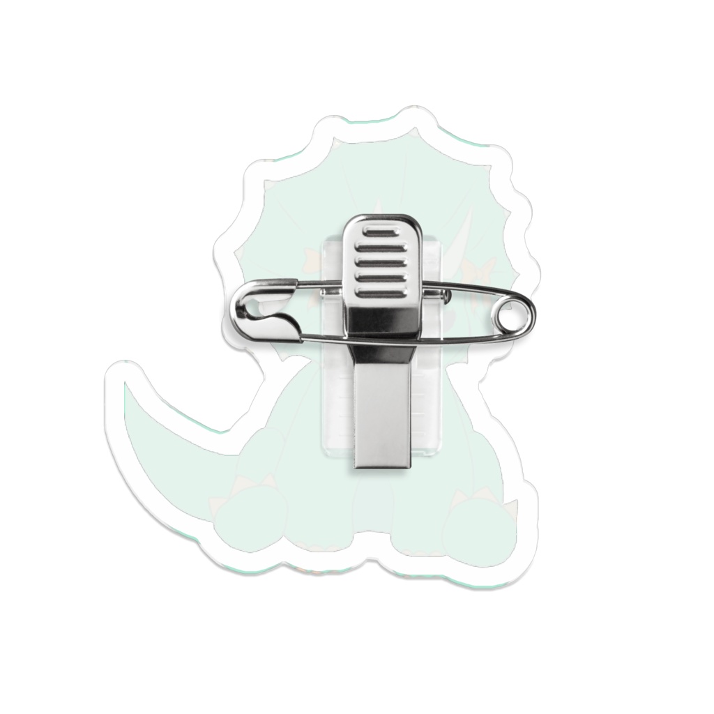 トリケラちゃんアクリルバッジ