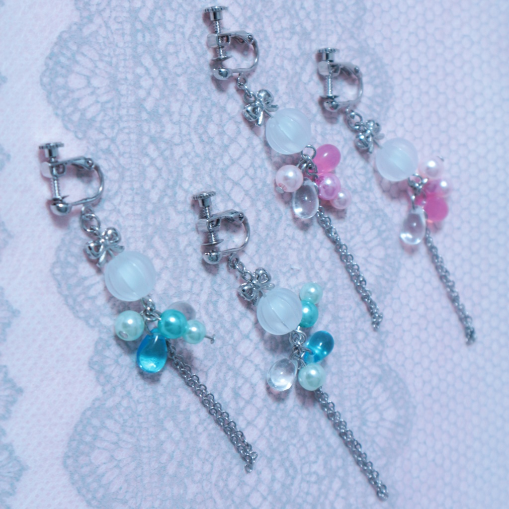 イヤリング・ピーチソーダ