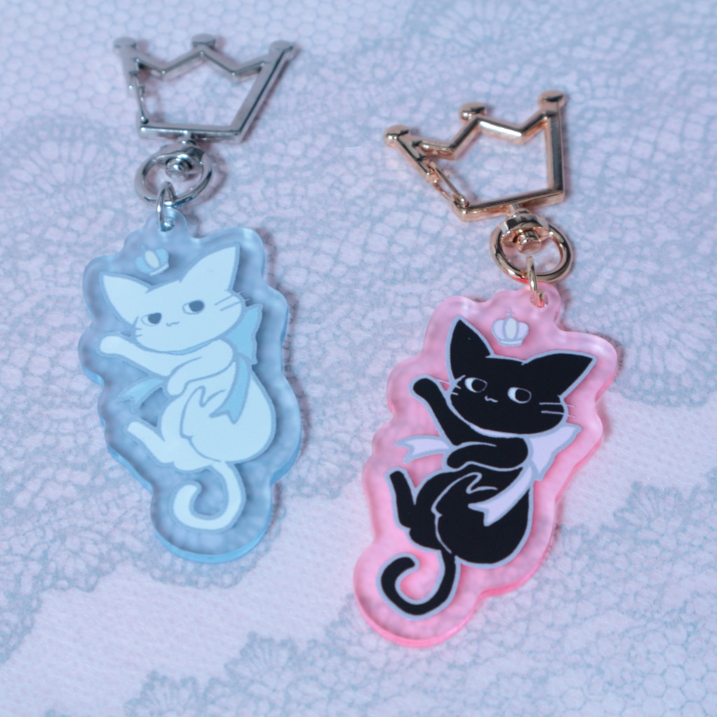 ねこちゃんアクリルキーホルダー
