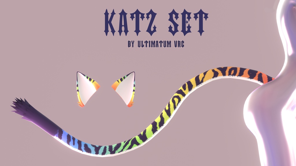3Dモデル |猫セット KATZ SET