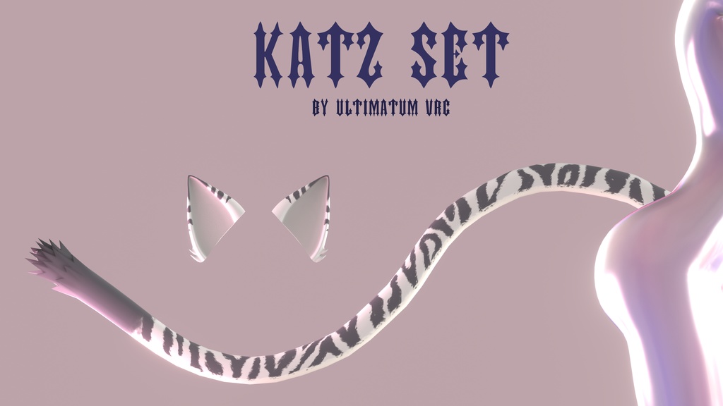 3Dモデル |猫セット KATZ SET