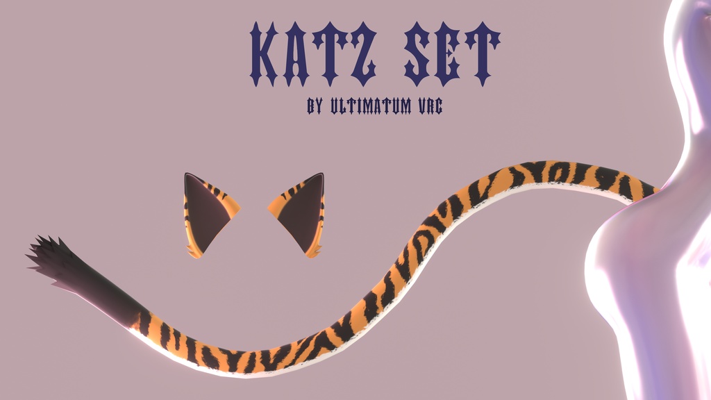 3Dモデル |猫セット KATZ SET