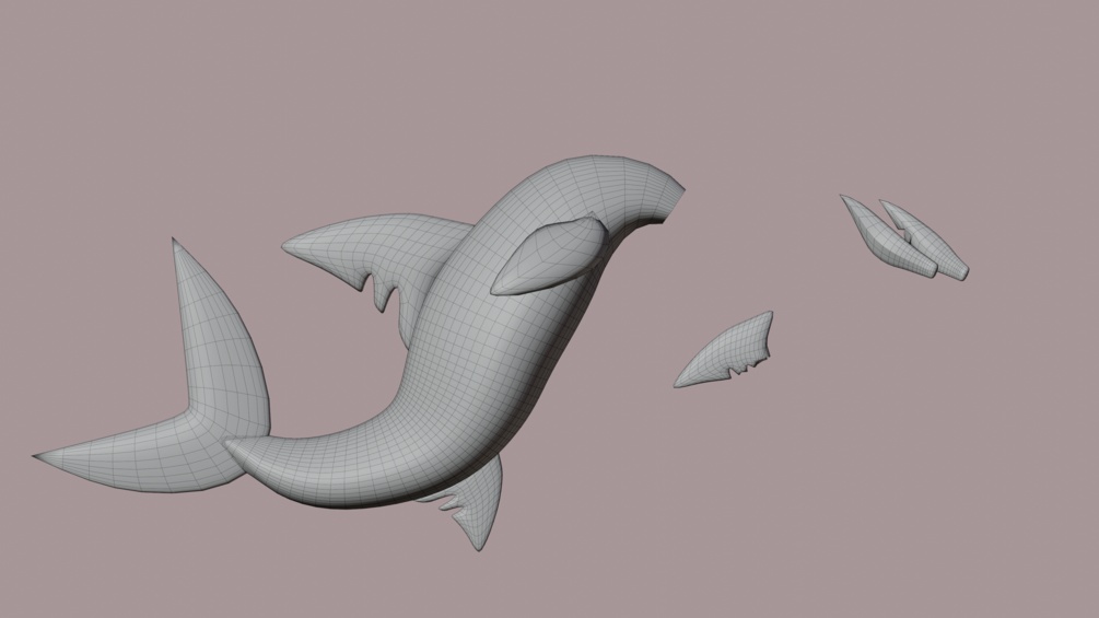 3Dモデル|サメキット Shark Kit