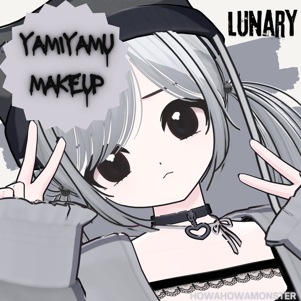 【Lunary】yamiyamu Makeup&eyetexture&BlendShape