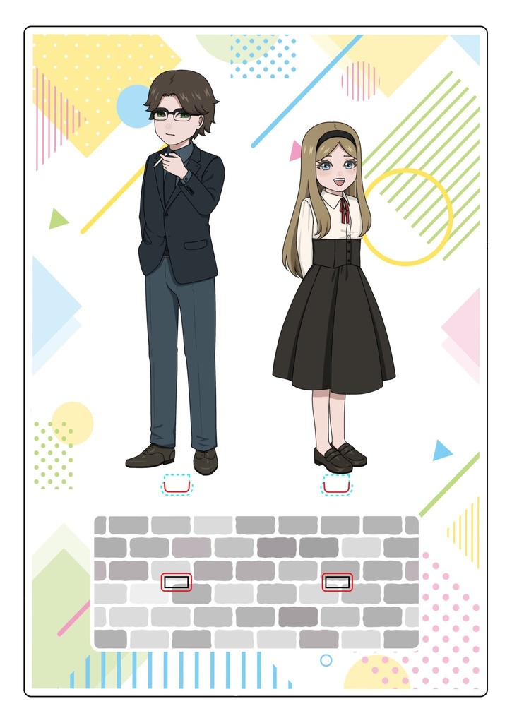 アクリルスタンドプレート